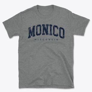 Monico Wisconsin Urban Vibe Basic T-Shirt