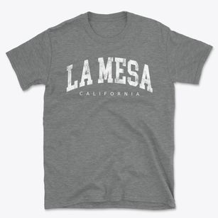 La Mesa California Urban Vibe Basic T-Shirt
