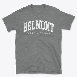 Belmont West Virginia Urban Vibe Basic T-Shirt