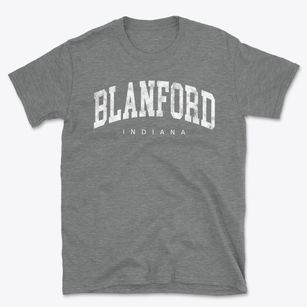 Blanford Indiana Urban Vibe Basic T-Shirt