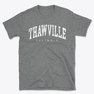 Thawville Illinois Urban Vibe Basic T-Shirt