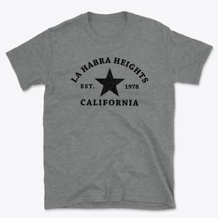 La Habra Heights California Star Basic T-Shirt