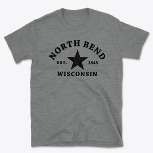 North Bend Wisconsin Star Basic T-Shirt
