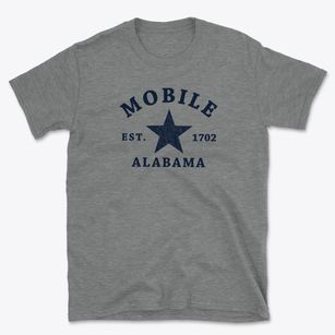 Mobile Alabama Star Basic T-Shirt
