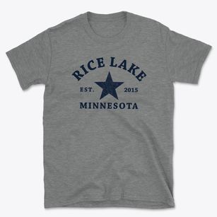 Rice Lake Minnesota Star Basic T-Shirt