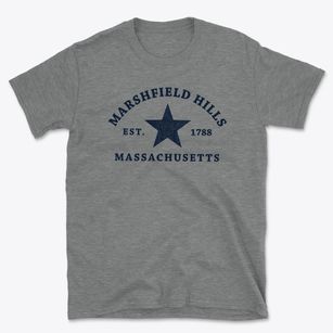 Marshfield Hills Massachusetts Star Basic T-Shirt