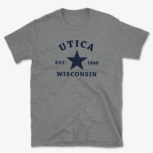 Utica Wisconsin Star Basic T-Shirt