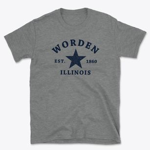 Worden Illinois Star Basic T-Shirt