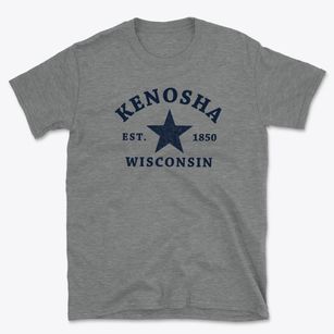 Kenosha Wisconsin Star Basic T-Shirt