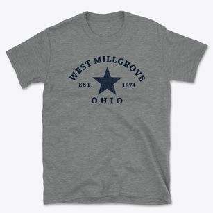 West Millgrove Ohio Star Basic T-Shirt