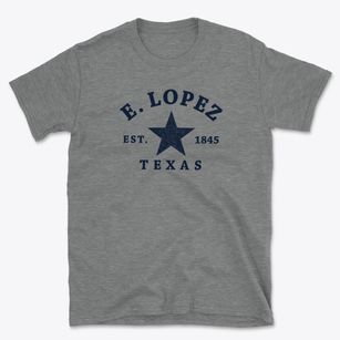 E. Lopez Texas Star Basic T-Shirt