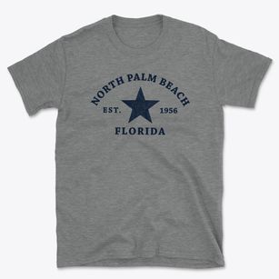 North Palm Beach Florida Star Basic T-Shirt