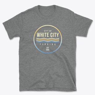 White City Florida Color Fade Basic T-Shirt