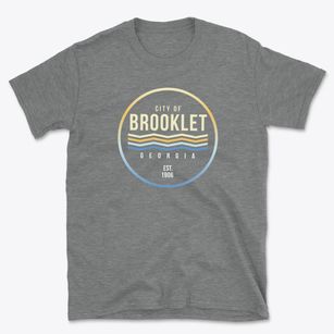 Brooklet Georgia Color Fade Basic T-Shirt