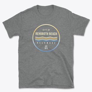 Rehoboth Beach Delaware Color Fade Basic T-Shirt