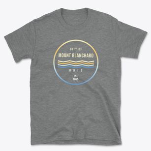 Mount Blanchard Ohio Color Fade Basic T-Shirt