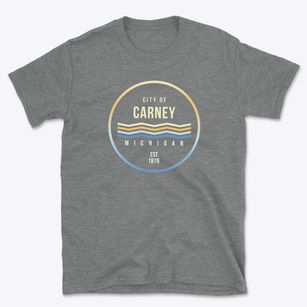 Carney Michigan Color Fade Basic T-Shirt