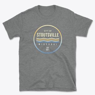 Stoutsville Missouri Color Fade Basic T-Shirt