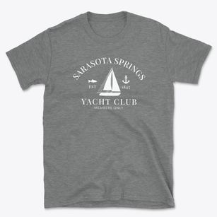 Sarasota Springs Florida Yacht Club Basic T-Shirt