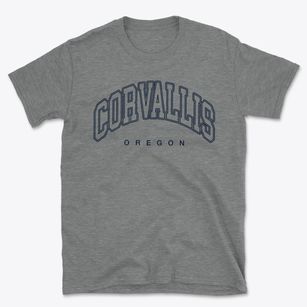 Corvallis Oregon Inline Basic T-Shirt