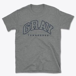 Gray Tennessee Inline Basic T-Shirt