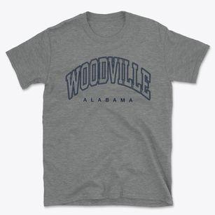 Woodville Alabama Inline Basic T-Shirt