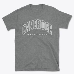 Cambridge Wisconsin Inline Basic T-Shirt