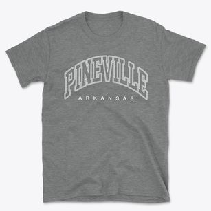 Pineville Arkansas Inline Basic T-Shirt