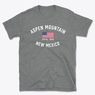 Aspen Mountain New Mexico Patriot Basic T-Shirt