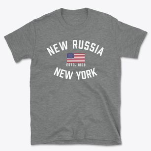 New Russia New York Patriot Basic T-Shirt