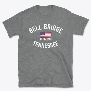 Bell Bridge Tennessee Patriot Basic T-Shirt