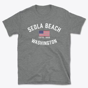 Seola Beach Washington Patriot Basic T-Shirt