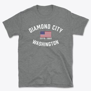 Diamond City Washington Patriot Basic T-Shirt