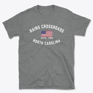 Rains Crossroads North Carolina Patriot Basic T-Shirt