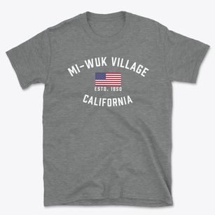 Mi-wuk Village California Patriot Basic T-Shirt