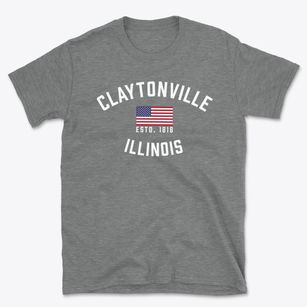 Claytonville Illinois Patriot Basic T-Shirt