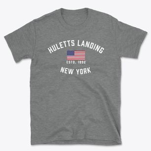 Huletts Landing New York Patriot Basic T-Shirt