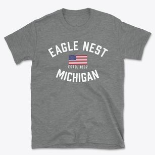 Eagle Nest Michigan Patriot Basic T-Shirt