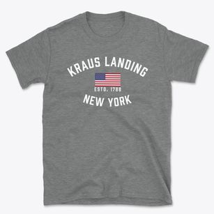 Kraus Landing New York Patriot Basic T-Shirt