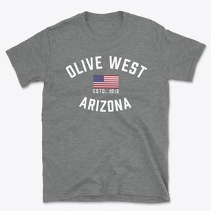 Olive West Arizona Patriot Basic T-Shirt