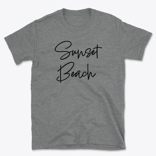 Sunset Beach New Jersey Freestyle Basic T-Shirt