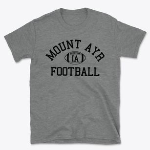 Mount Ayr Iowa Football Basic T-Shirt