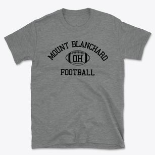 Mount Blanchard Ohio Football Basic T-Shirt