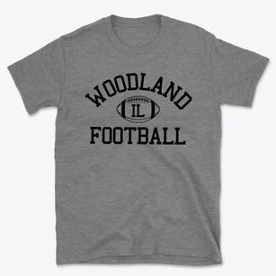 Woodland Illinois Football Basic T-Shirt