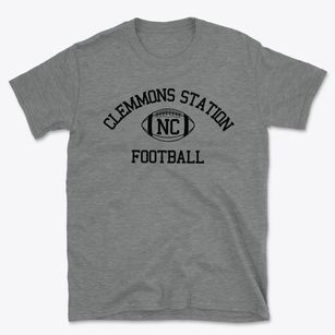Clemmons Station North Carolina Football Basic T-Shirt