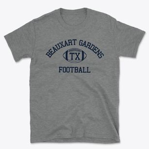 Beauxart Gardens Texas Football Basic T-Shirt