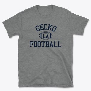 Gecko Louisiana Football Basic T-Shirt