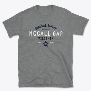 Mccall Gap Virginia General Supply Basic T-Shirt