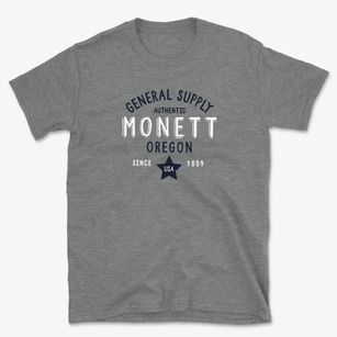 Monett Oregon General Supply Basic T-Shirt