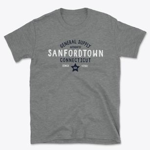 Sanfordtown Connecticut General Supply Basic T-Shirt